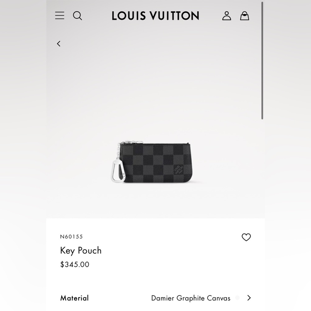 New in Box Louis Vuitton Key Pouch - Picture 8 of 9